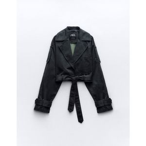 New Zara cropped trench